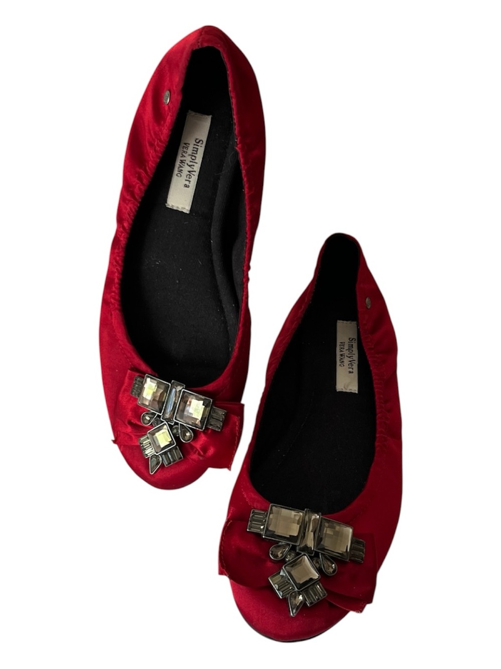 Simply Vera Vera Wang Embellished Ballet Flats